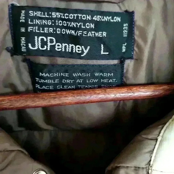 Vintage JCPenney Down Feather-Filled Vest - Picture 4 of 9